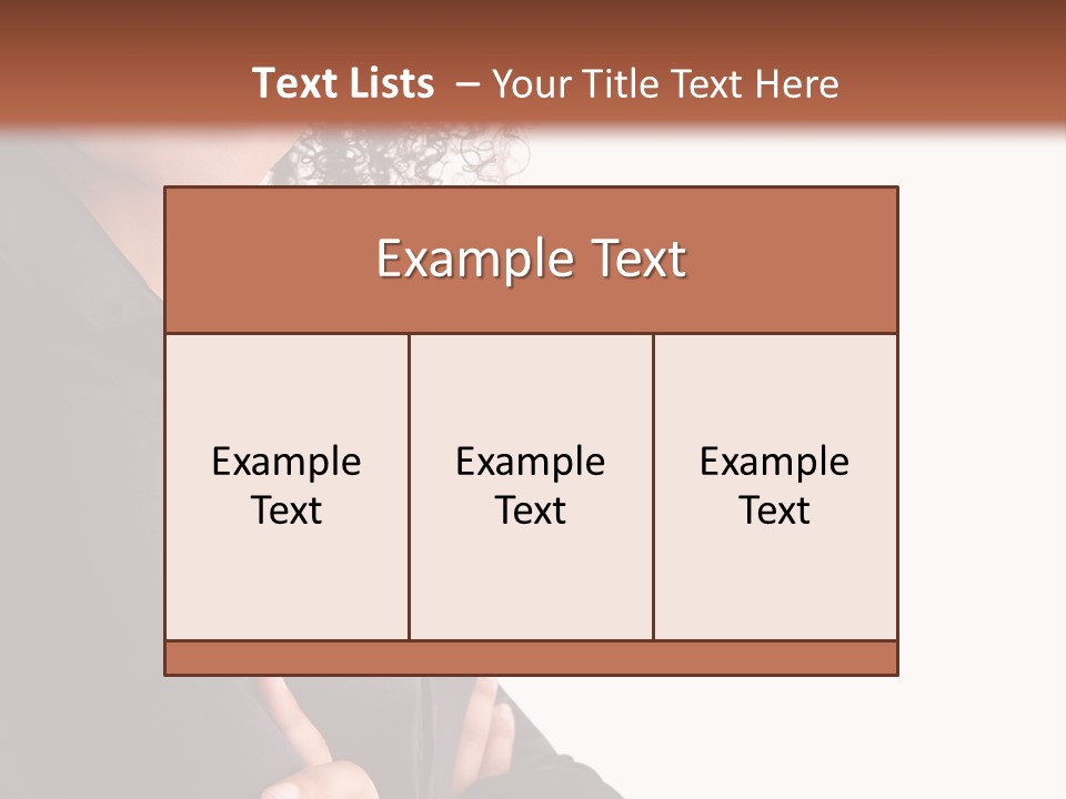 Worker Friendly Brunette PowerPoint Template