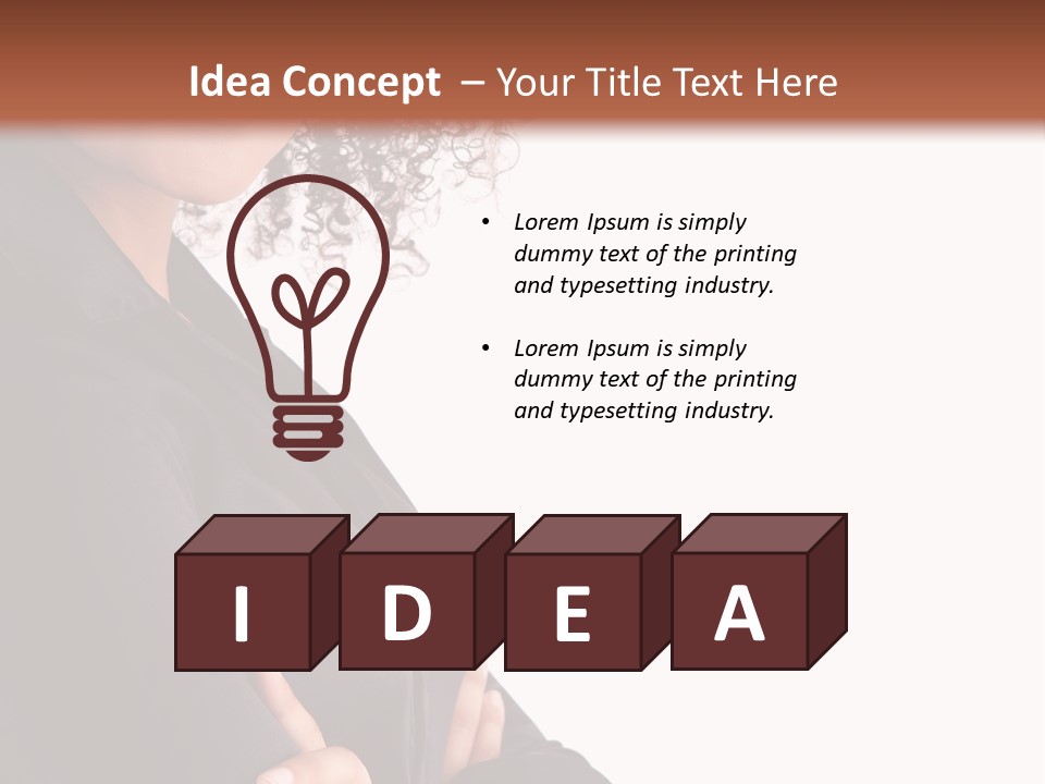 Worker Friendly Brunette PowerPoint Template