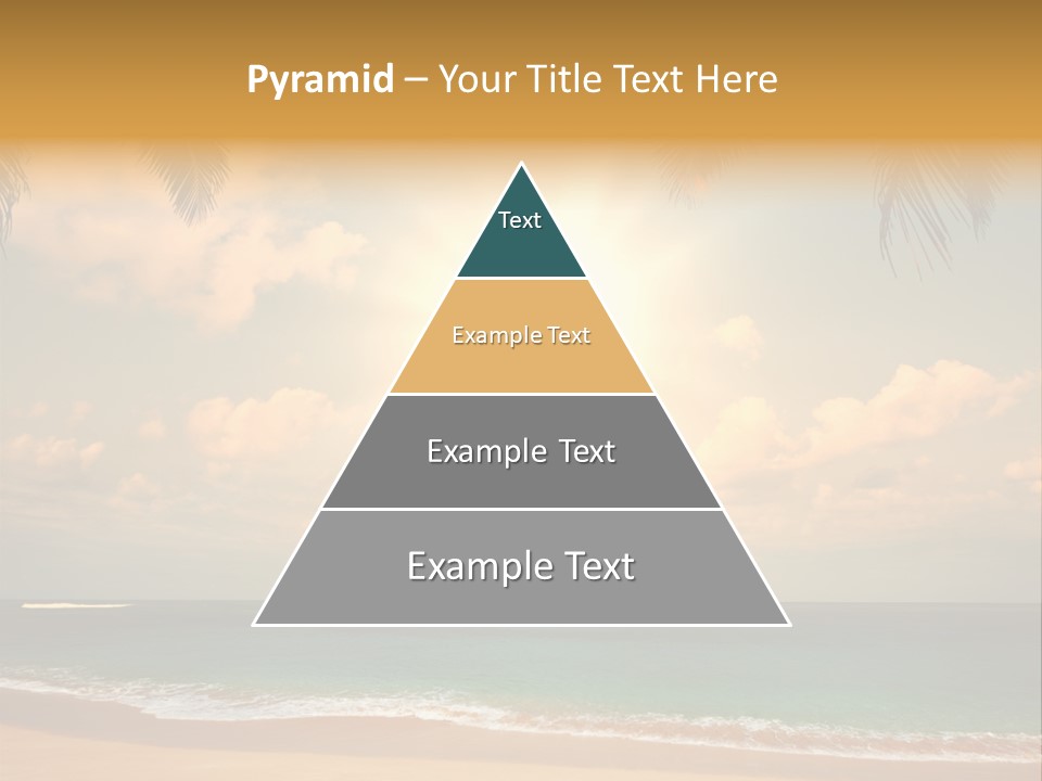 Nature Sea Sand PowerPoint Template