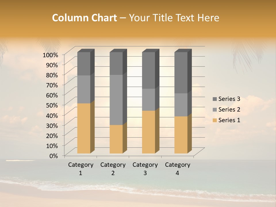 Nature Sea Sand PowerPoint Template