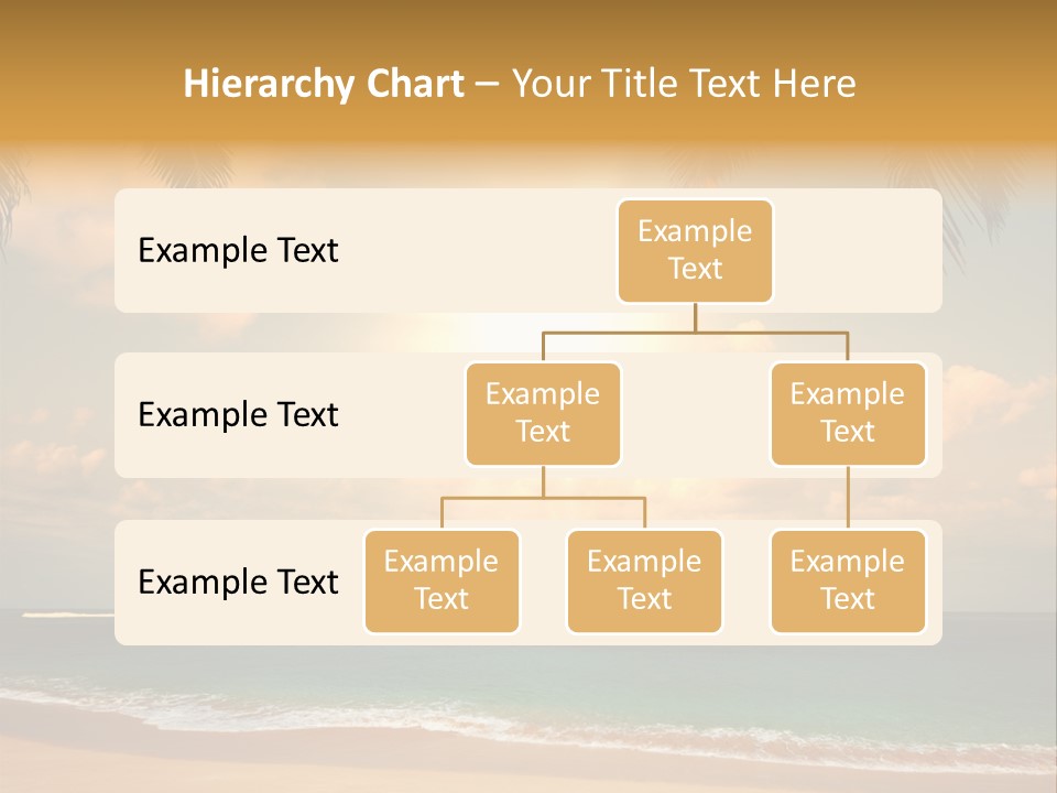 Nature Sea Sand PowerPoint Template