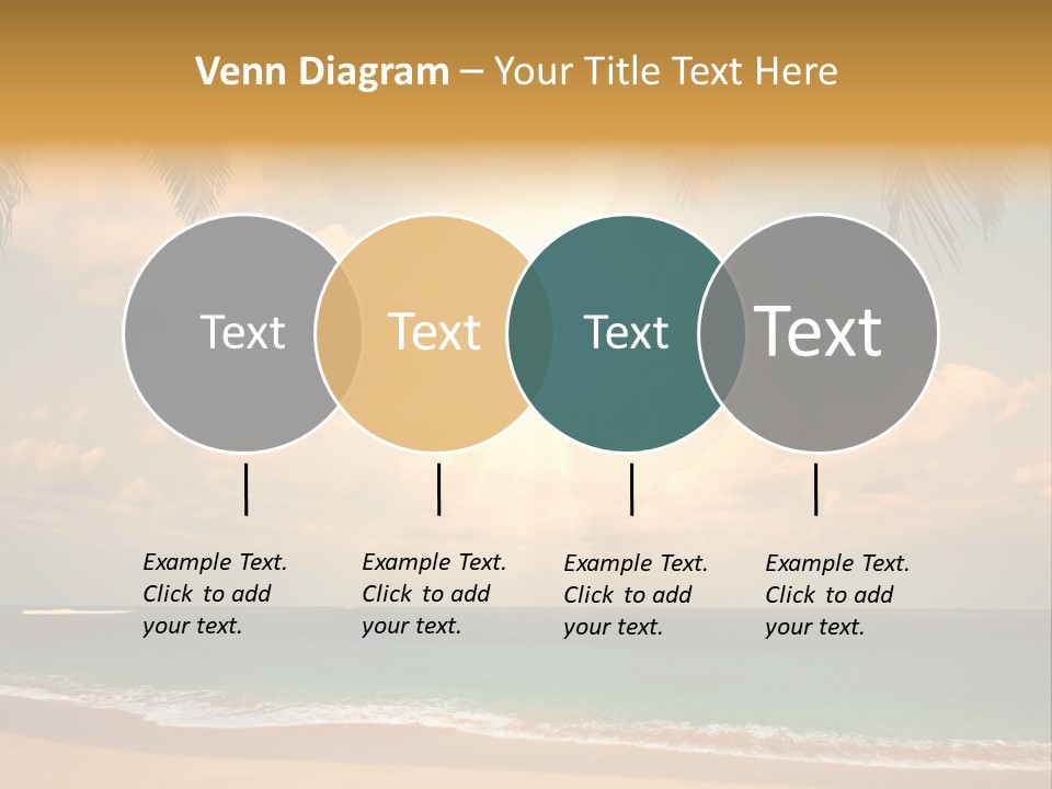 Nature Sea Sand PowerPoint Template