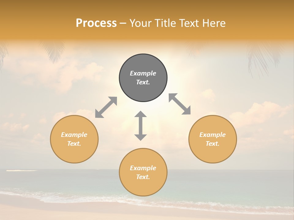 Nature Sea Sand PowerPoint Template