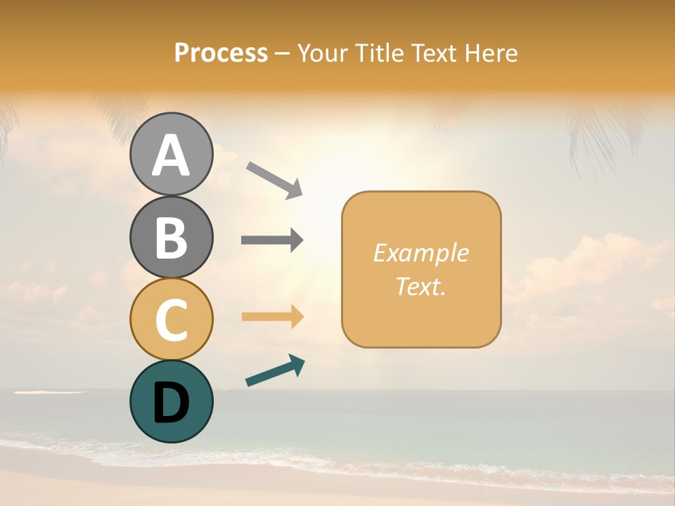 Nature Sea Sand PowerPoint Template