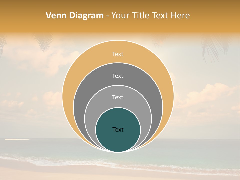 Nature Sea Sand PowerPoint Template