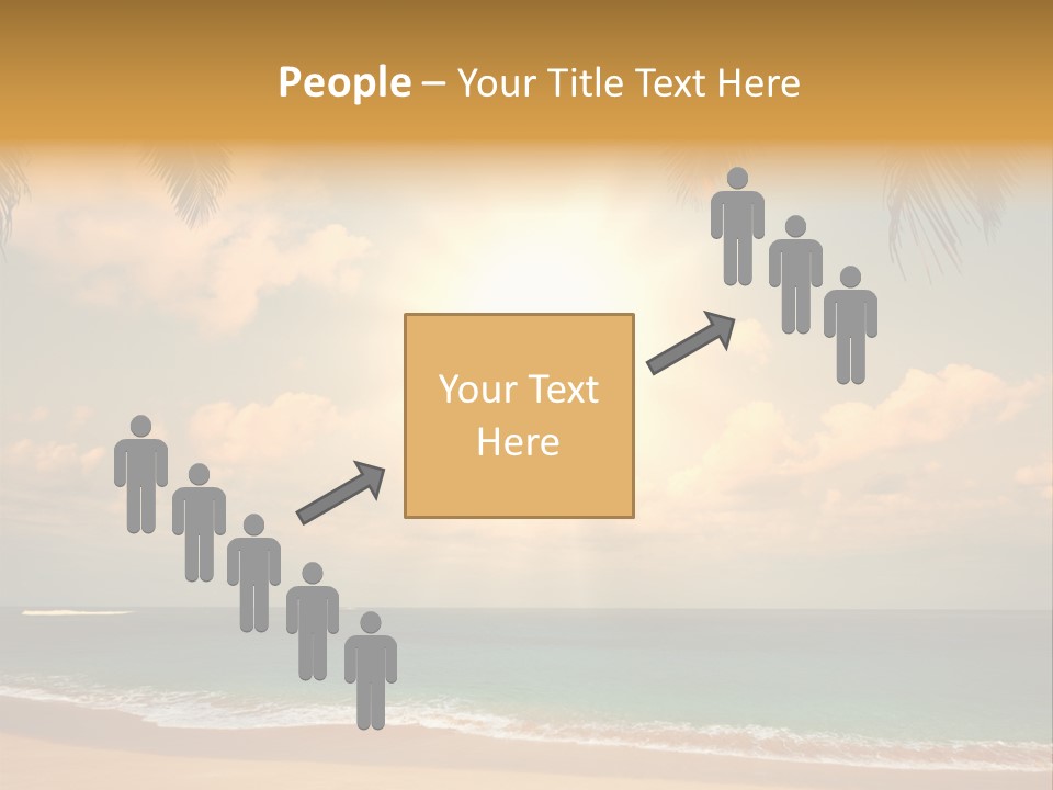 Nature Sea Sand PowerPoint Template