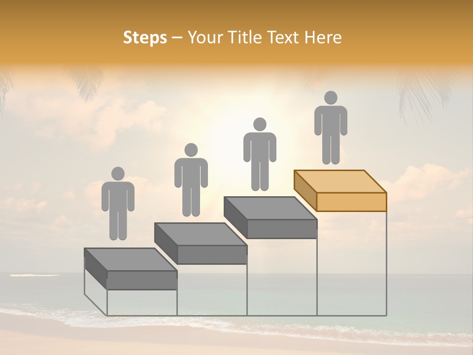 Nature Sea Sand PowerPoint Template