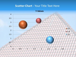 New Blue Sky Clouds Architecture PowerPoint Template