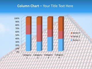 New Blue Sky Clouds Architecture PowerPoint Template