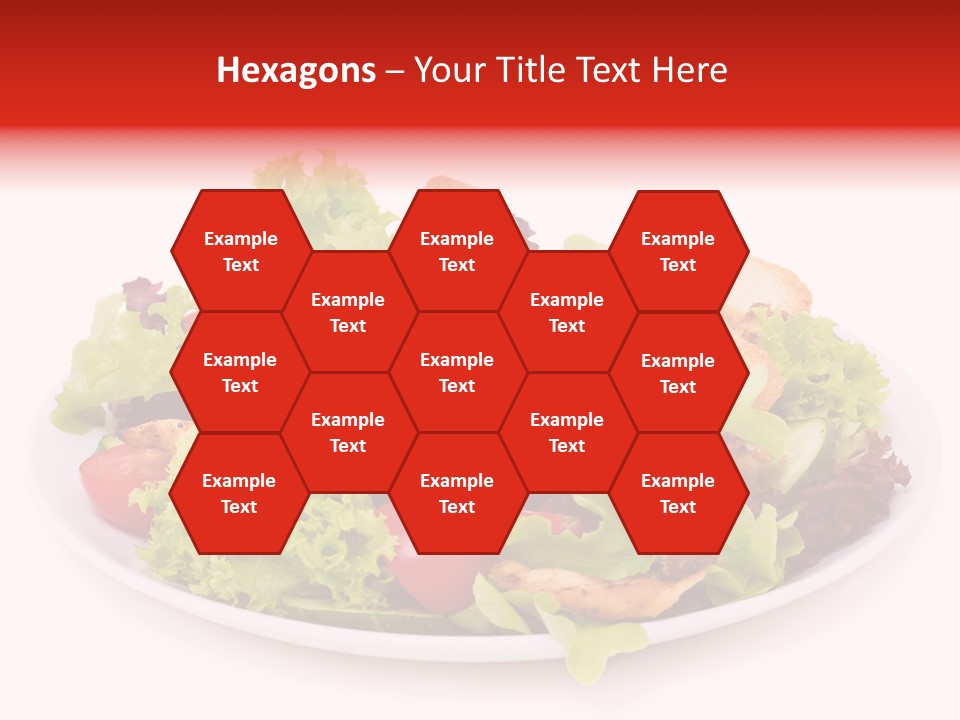 Salad Cucumbers Delicious PowerPoint Template