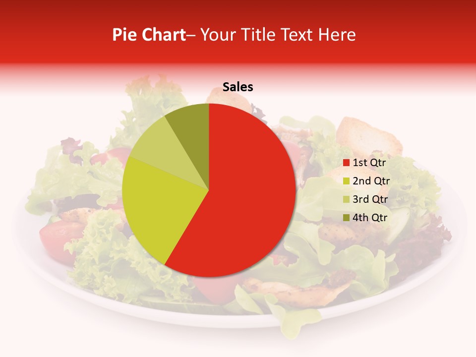 Salad Cucumbers Delicious PowerPoint Template