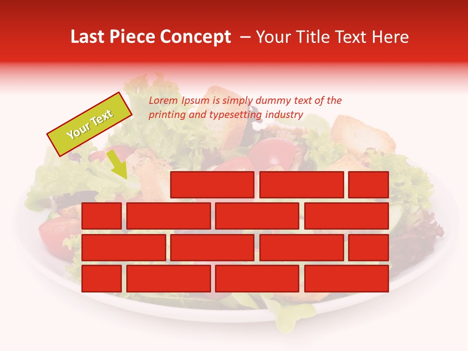 Salad Cucumbers Delicious PowerPoint Template