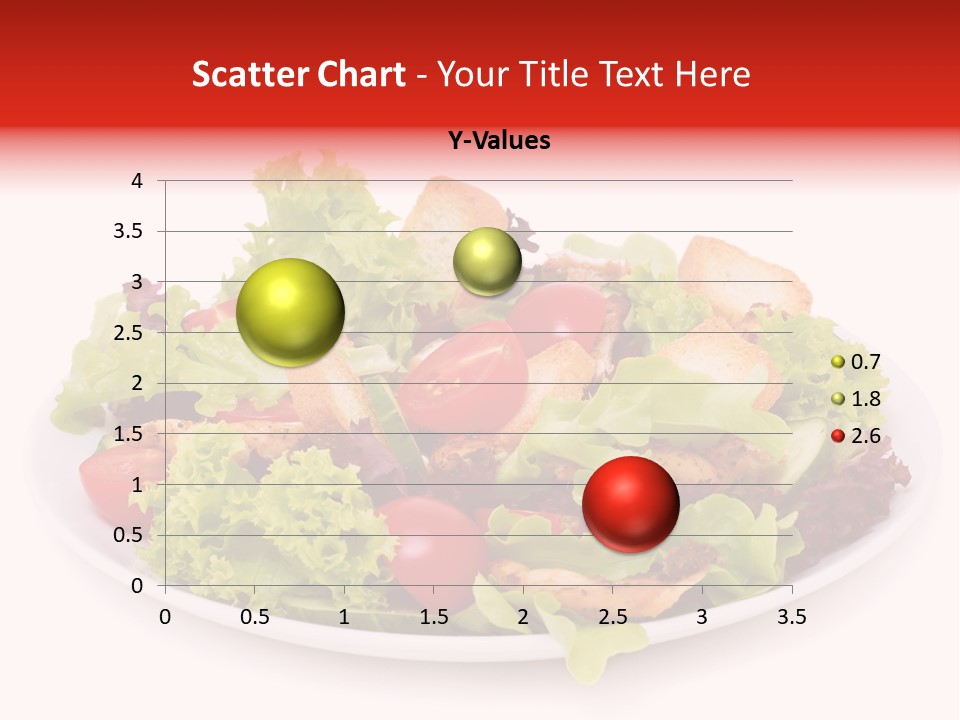 Salad Cucumbers Delicious PowerPoint Template