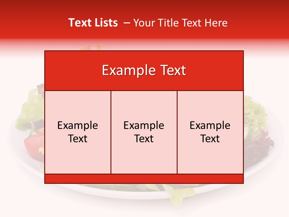 Salad Cucumbers Delicious PowerPoint Template