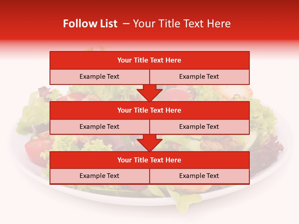 Salad Cucumbers Delicious PowerPoint Template