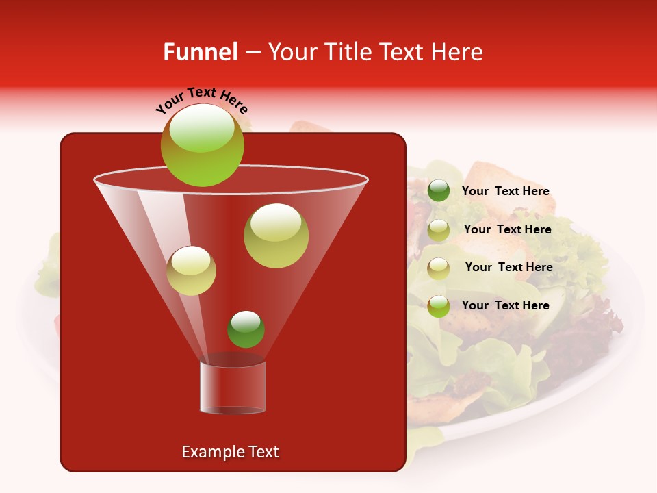 Salad Cucumbers Delicious PowerPoint Template