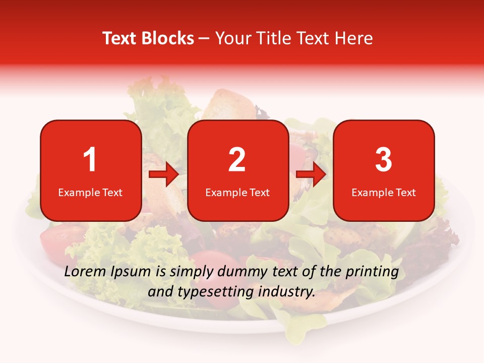 Salad Cucumbers Delicious PowerPoint Template