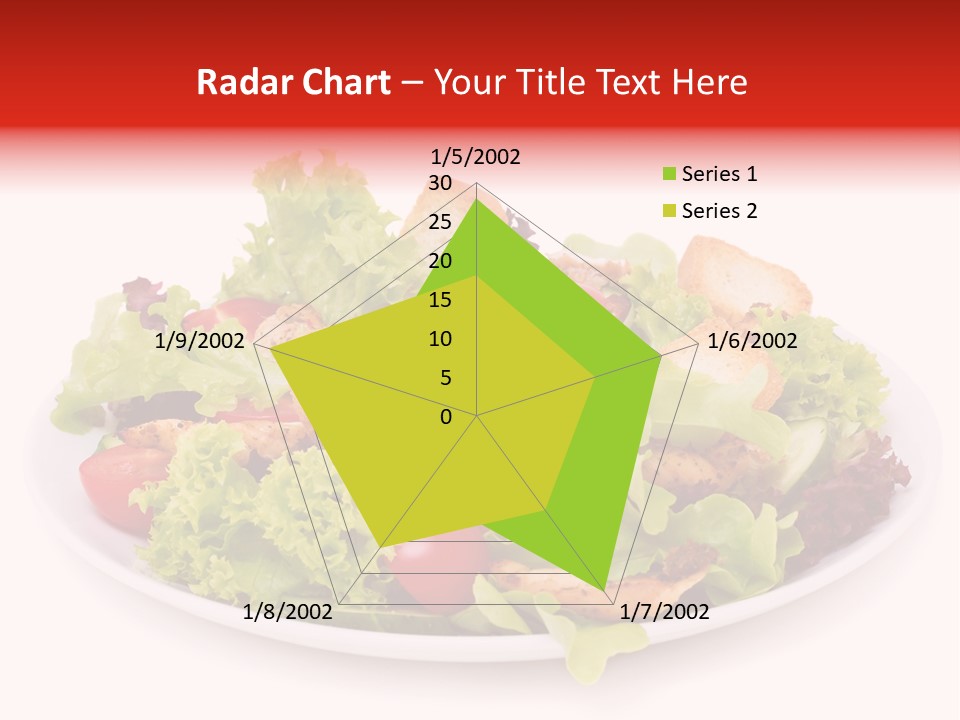 Salad Cucumbers Delicious PowerPoint Template