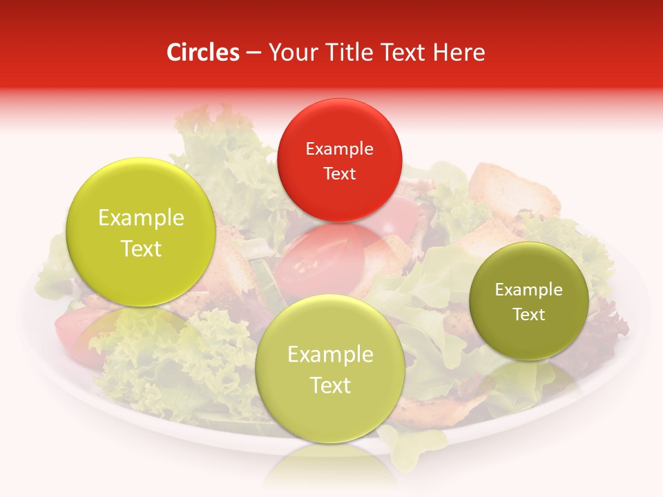 Salad Cucumbers Delicious PowerPoint Template
