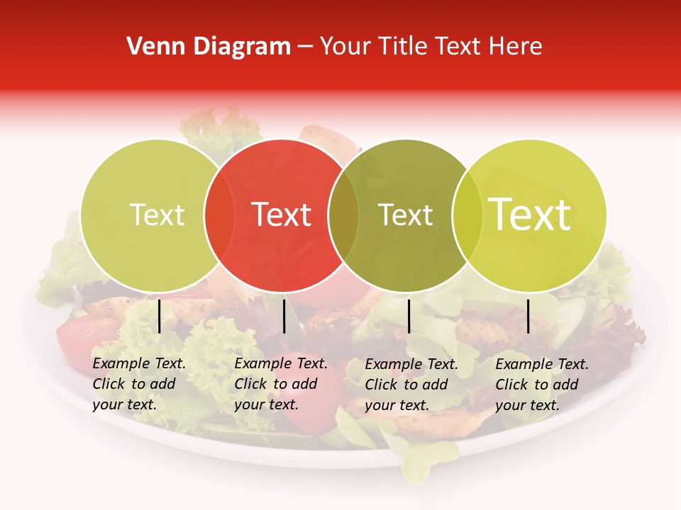 Salad Cucumbers Delicious PowerPoint Template