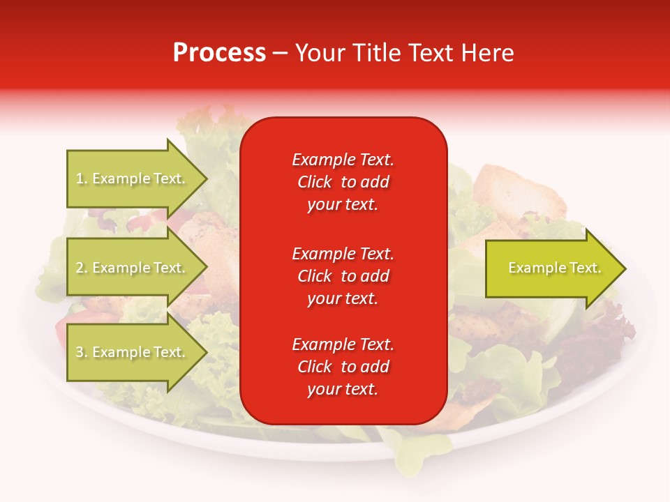 Salad Cucumbers Delicious PowerPoint Template