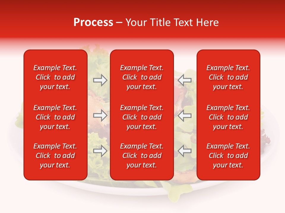 Salad Cucumbers Delicious PowerPoint Template