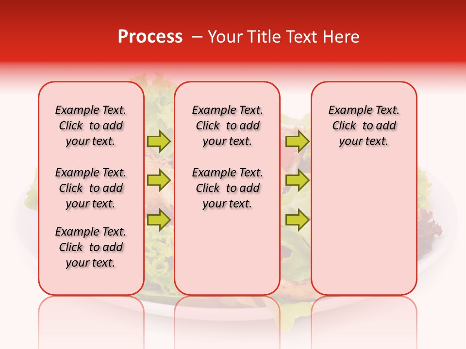 Salad Cucumbers Delicious PowerPoint Template
