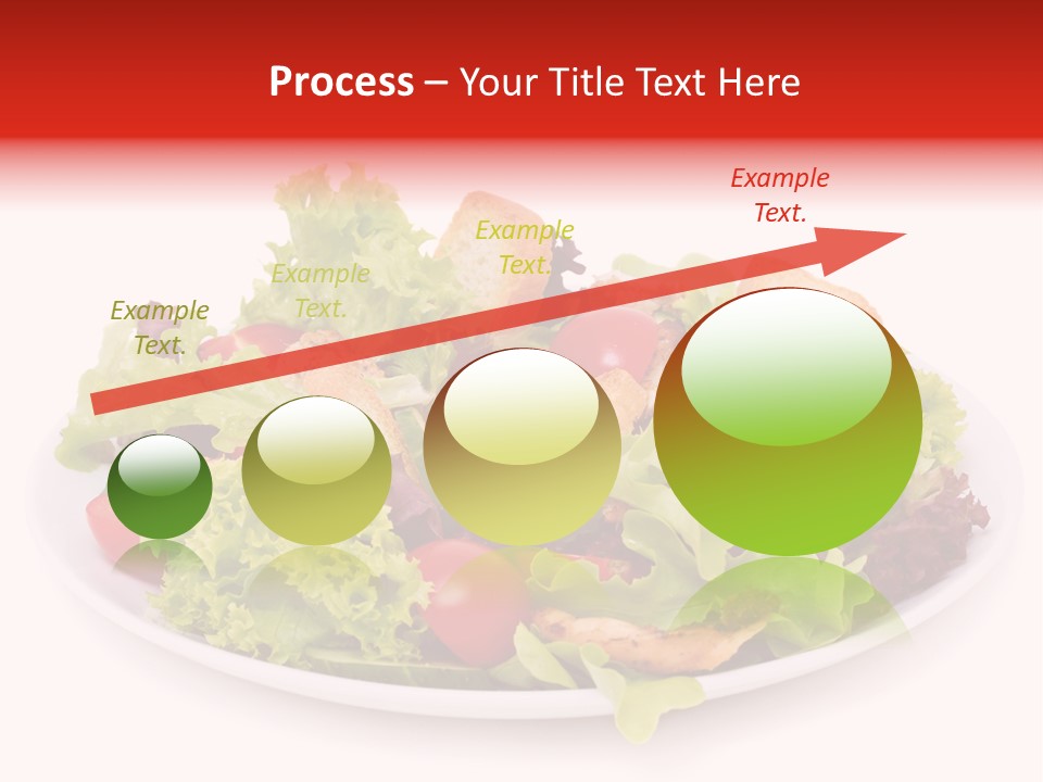 Salad Cucumbers Delicious PowerPoint Template