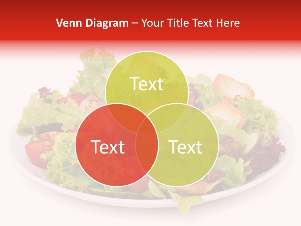 Salad Cucumbers Delicious PowerPoint Template