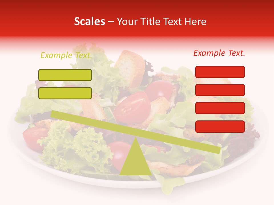 Salad Cucumbers Delicious PowerPoint Template