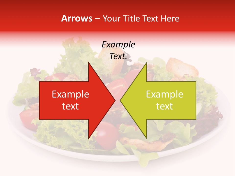 Salad Cucumbers Delicious PowerPoint Template