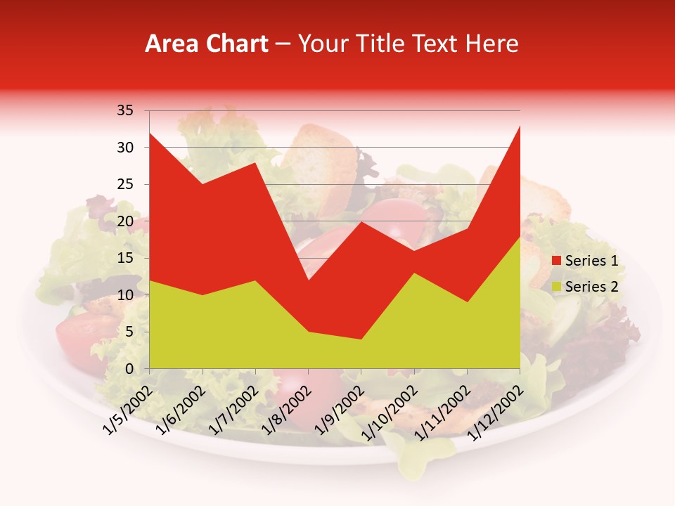 Salad Cucumbers Delicious PowerPoint Template