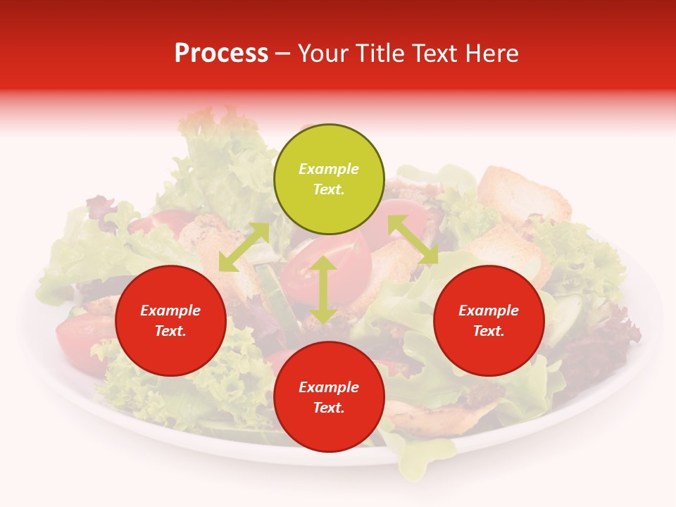 Salad Cucumbers Delicious PowerPoint Template