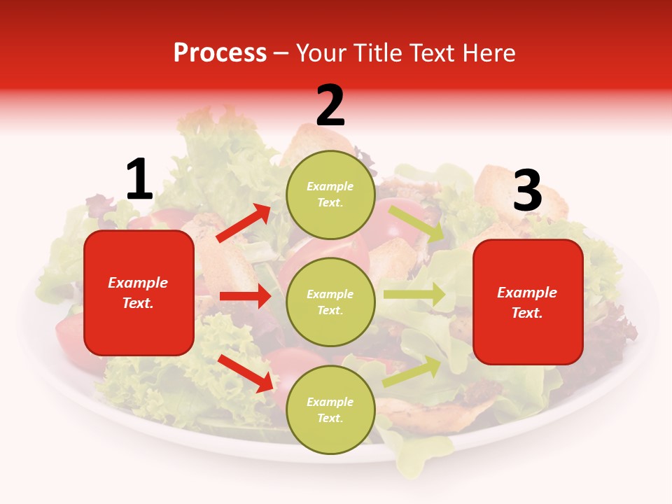 Salad Cucumbers Delicious PowerPoint Template