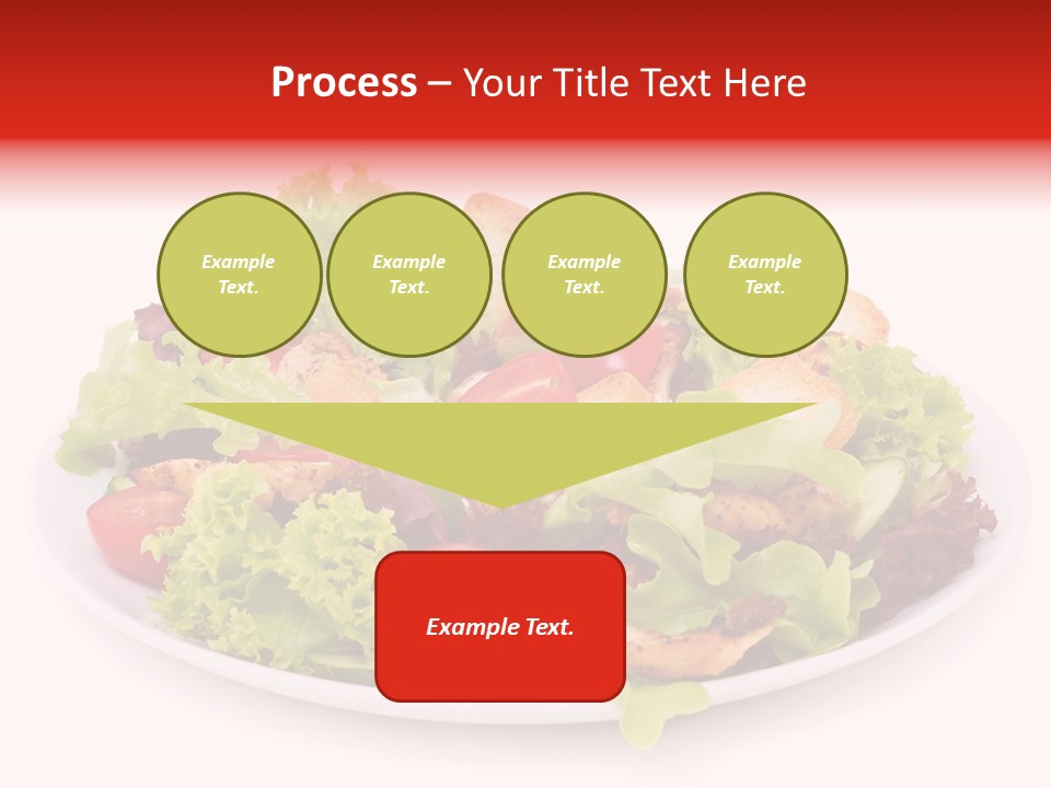 Salad Cucumbers Delicious PowerPoint Template