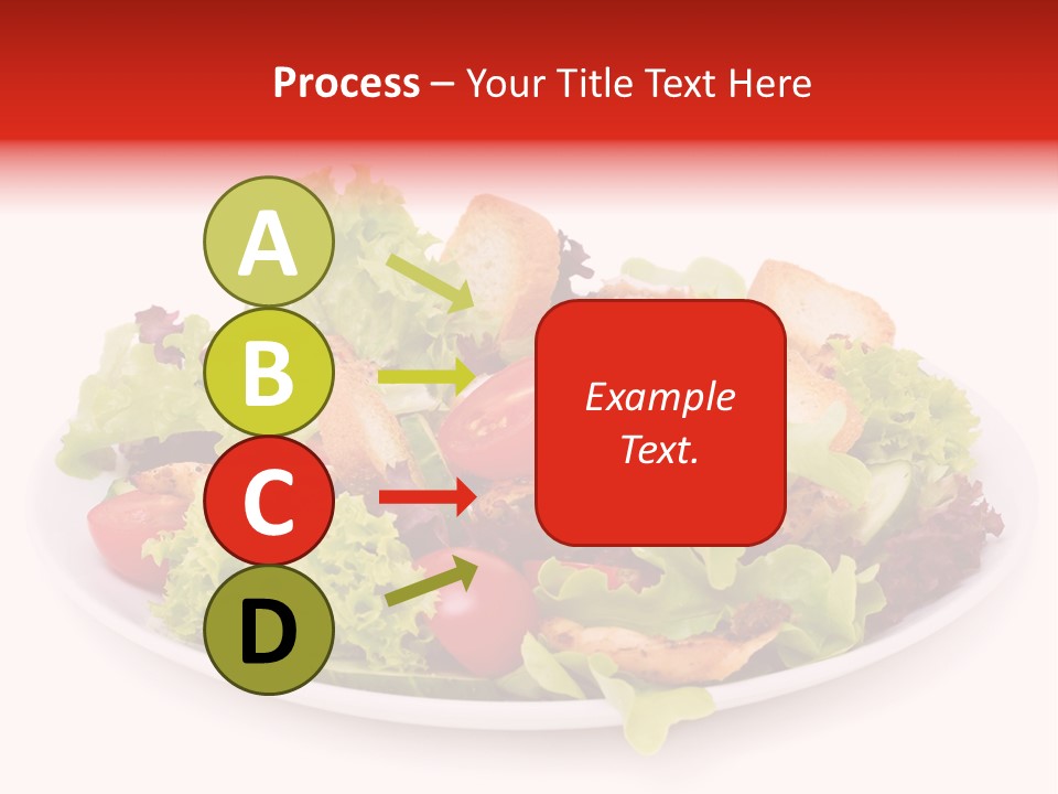 Salad Cucumbers Delicious PowerPoint Template