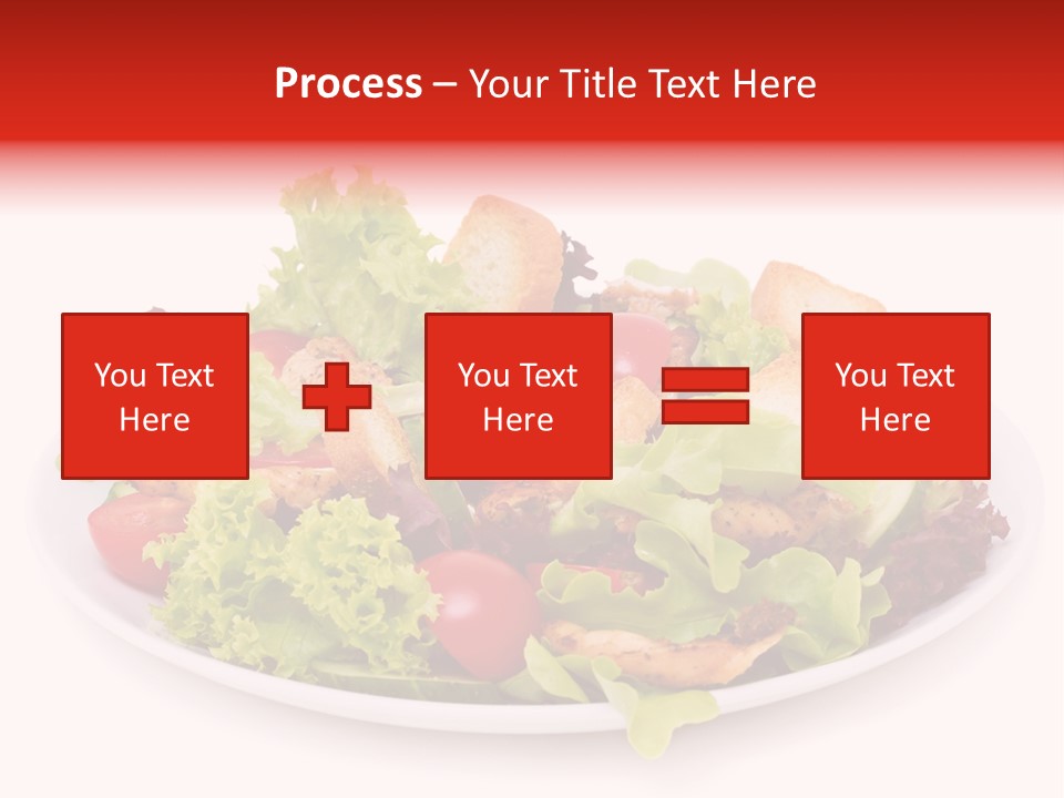 Salad Cucumbers Delicious PowerPoint Template