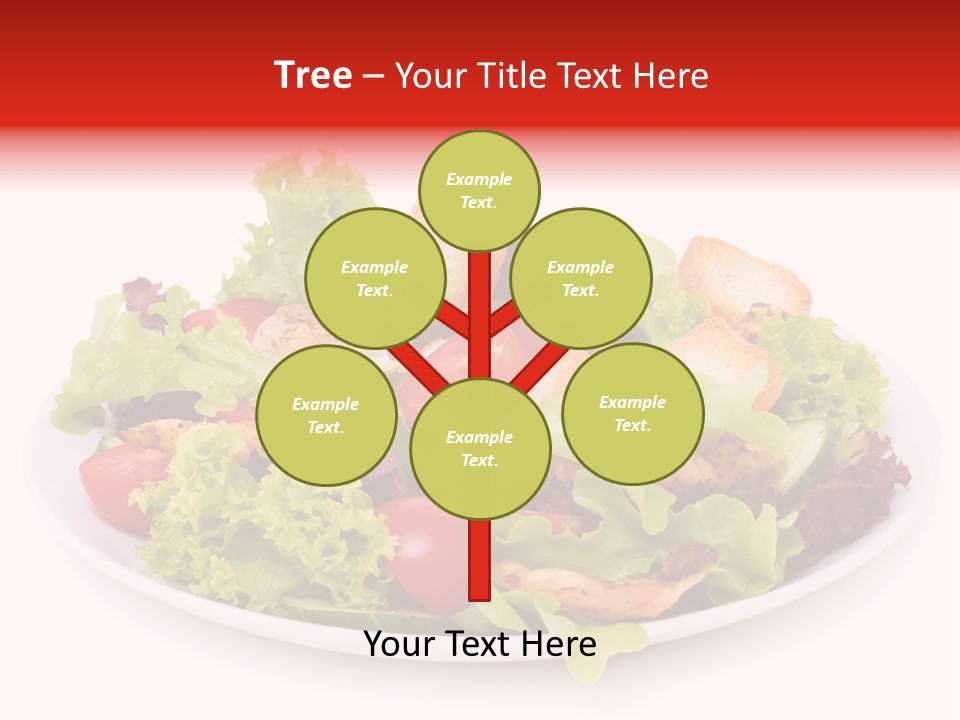 Salad Cucumbers Delicious PowerPoint Template