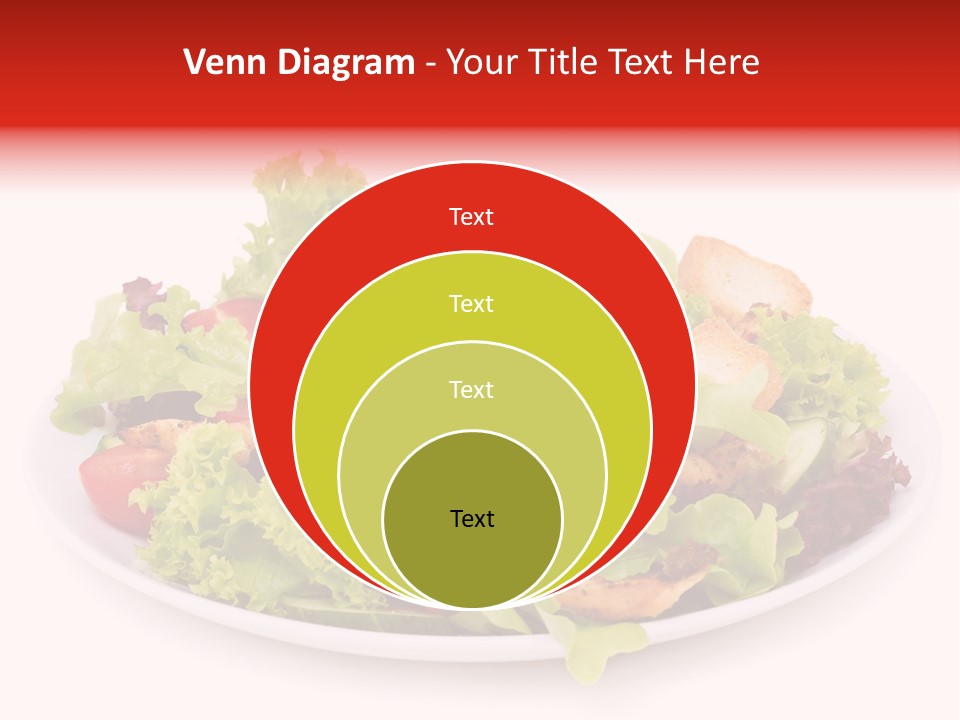 Salad Cucumbers Delicious PowerPoint Template