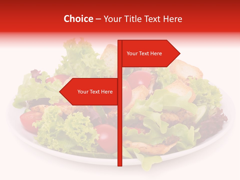 Salad Cucumbers Delicious PowerPoint Template