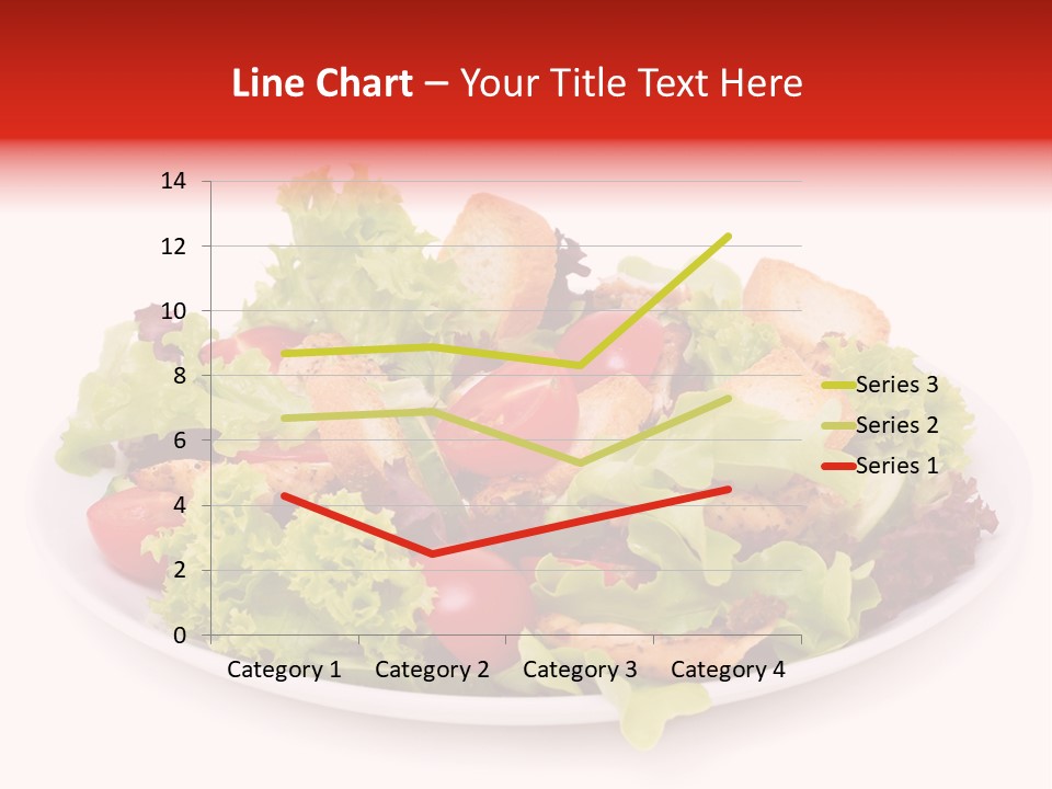 Salad Cucumbers Delicious PowerPoint Template