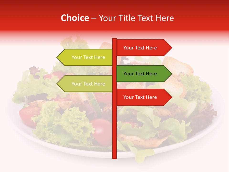 Salad Cucumbers Delicious PowerPoint Template