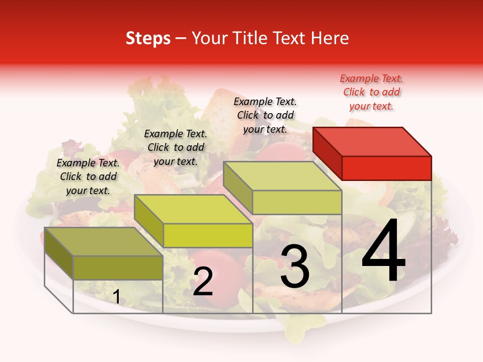 Salad Cucumbers Delicious PowerPoint Template