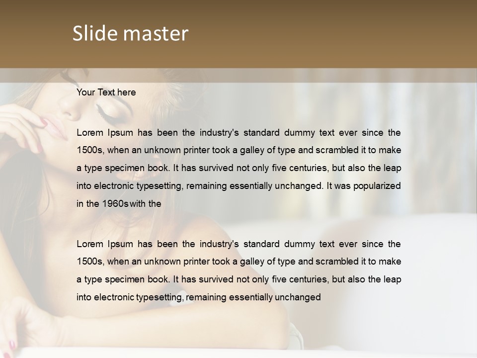 Room Facial Y PowerPoint Template