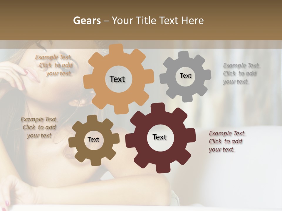Room Facial Y PowerPoint Template