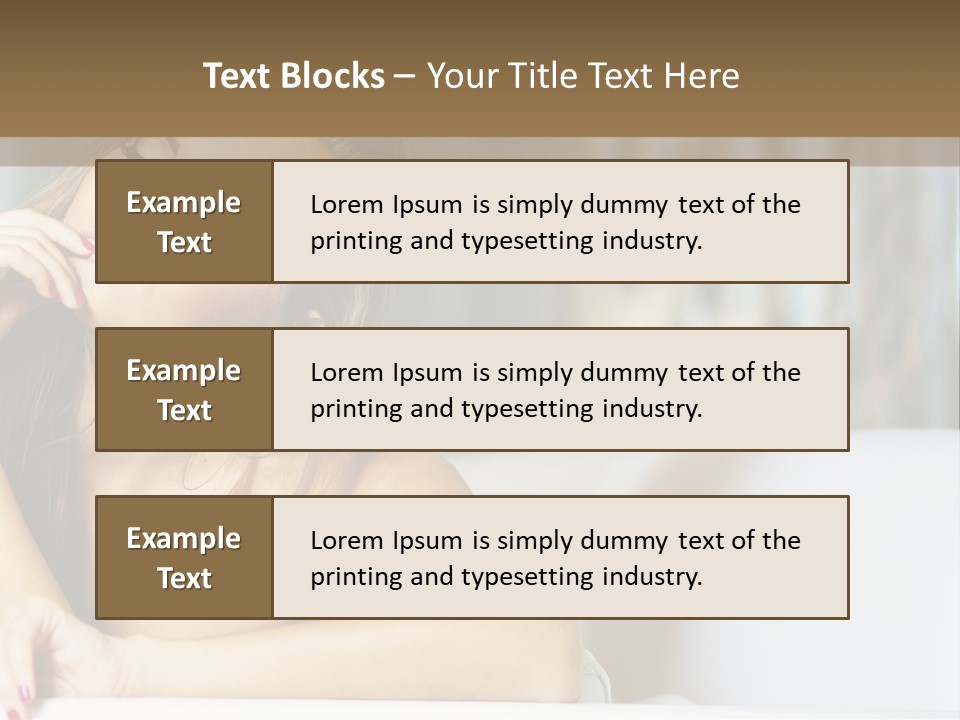 Room Facial Y PowerPoint Template