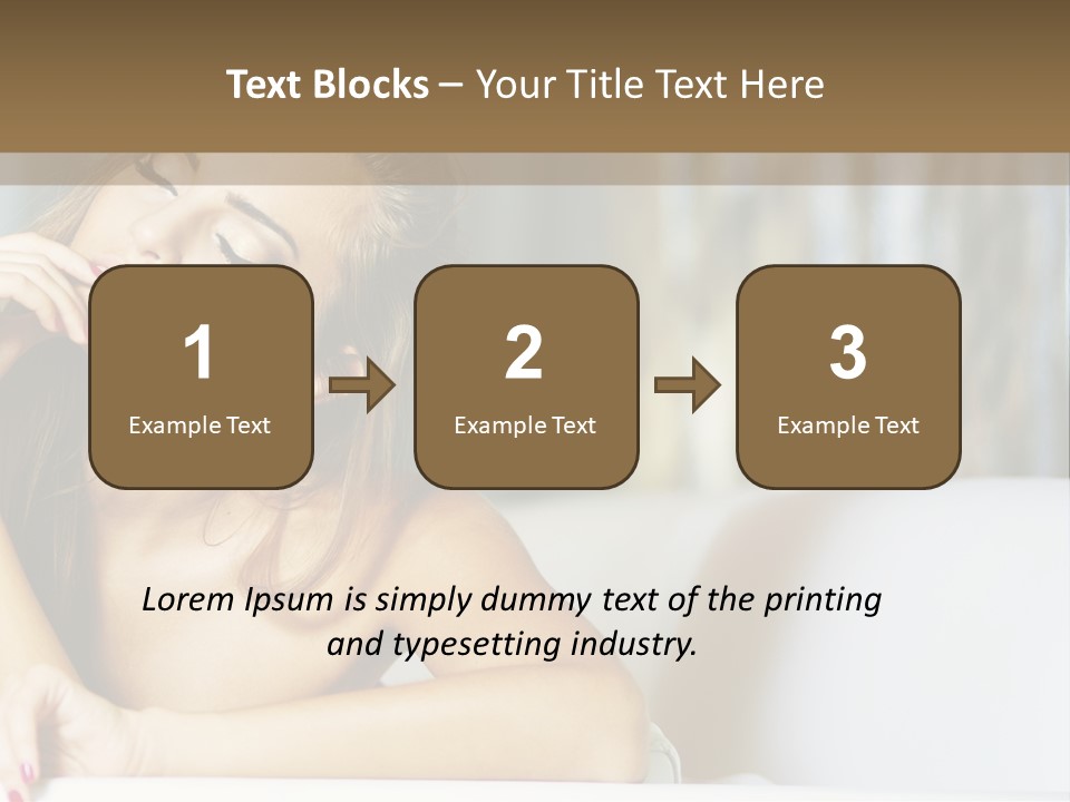 Room Facial Y PowerPoint Template