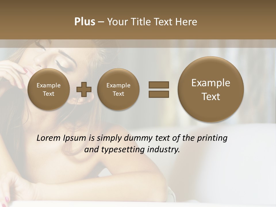 Room Facial Y PowerPoint Template