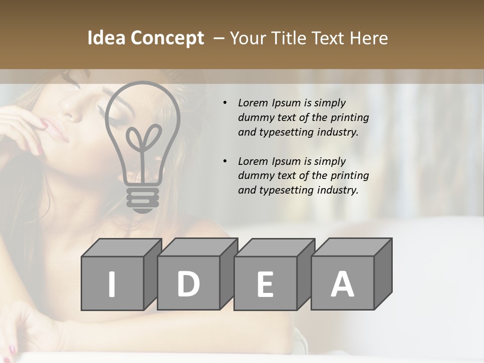 Room Facial Y PowerPoint Template