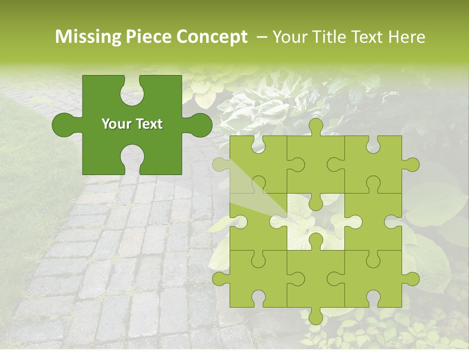 Moss Pots Foliage PowerPoint Template